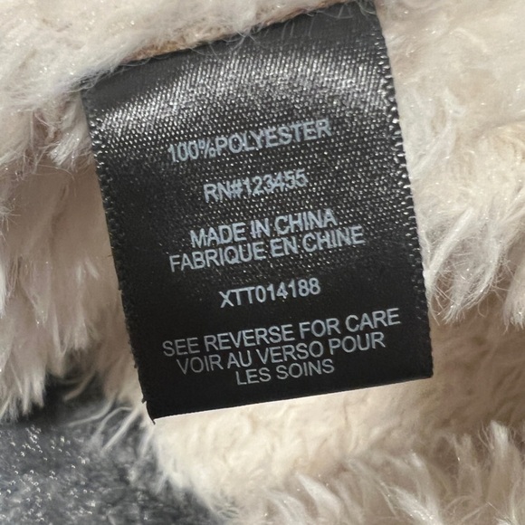 LORD & TAYLOR Design Lab Women’s Cascade Open Front Faux Shearling Vest Size L - Picture 4 of 4